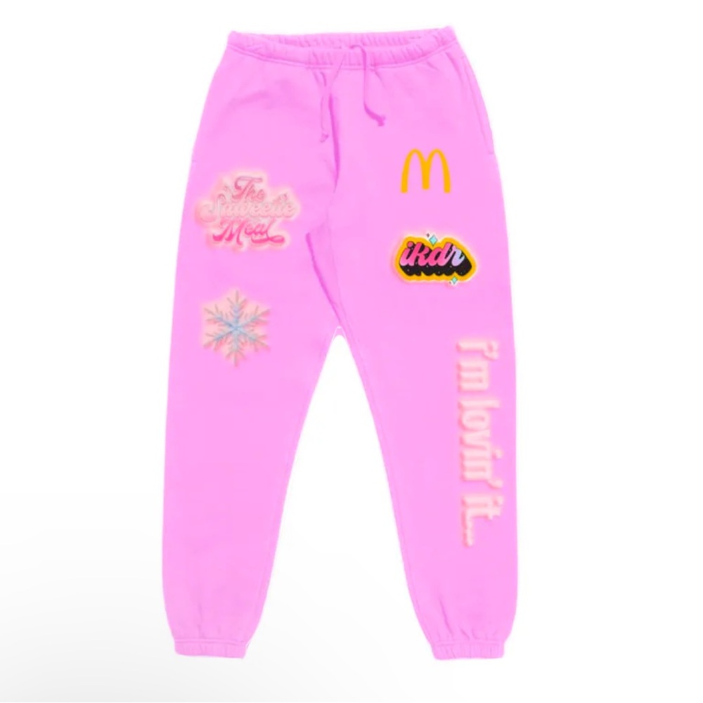 NEW Saweetie X McDonalds The Saweetie Meal I’m Lovin it Sweatpants size Small